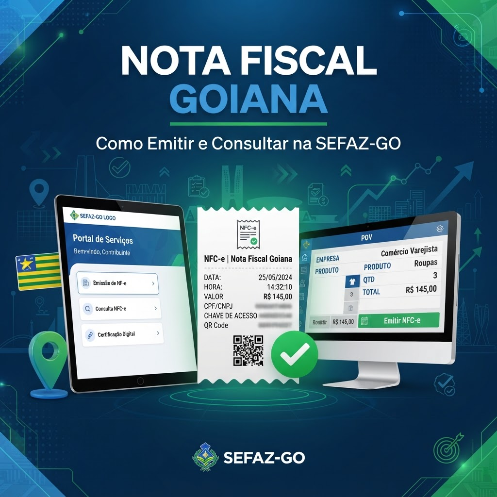 Nota Fiscal Goiana: Como Emitir e Consultar na SEFAZ-GO